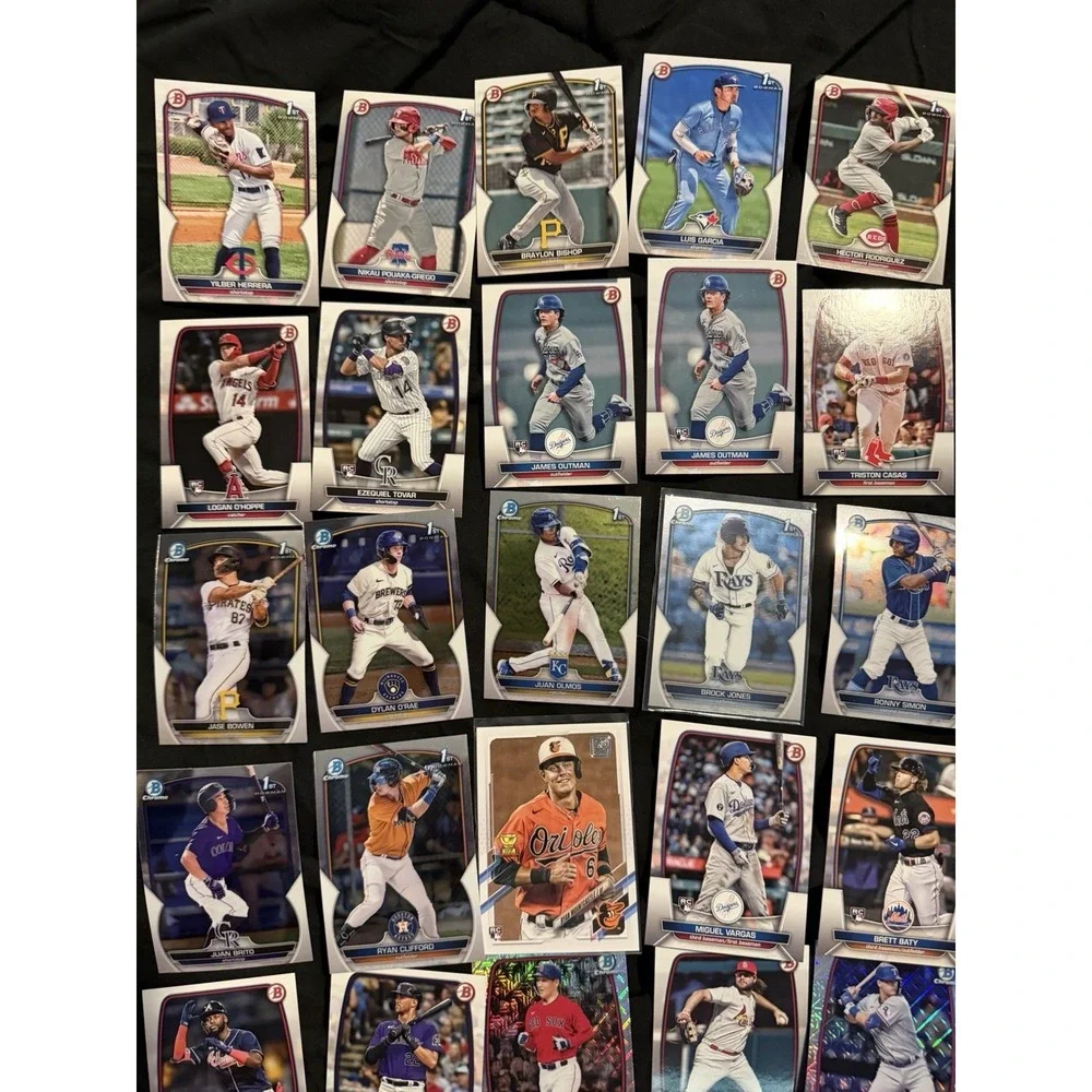 2021‎ / 2023 Topps MLB Baseball cards BCP Series One, Numbered, BP lot of 25